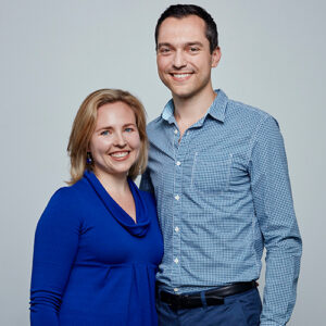 Nathan and Elizabeth Blecharczyk