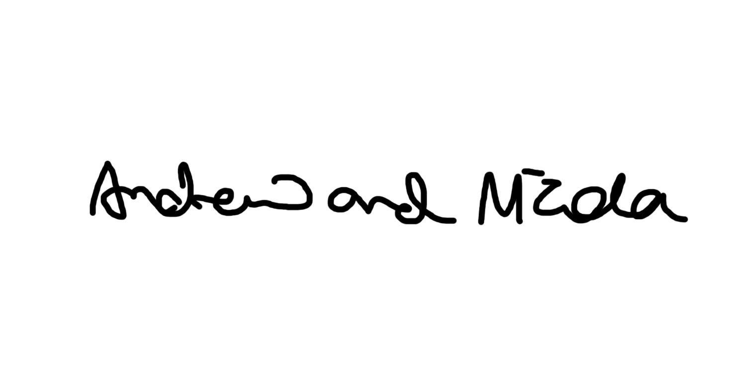 Andrew and Nicola Forrest signature
