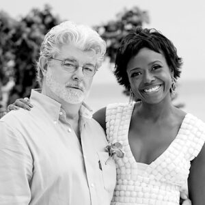 George Lucas and Mellody Hobson