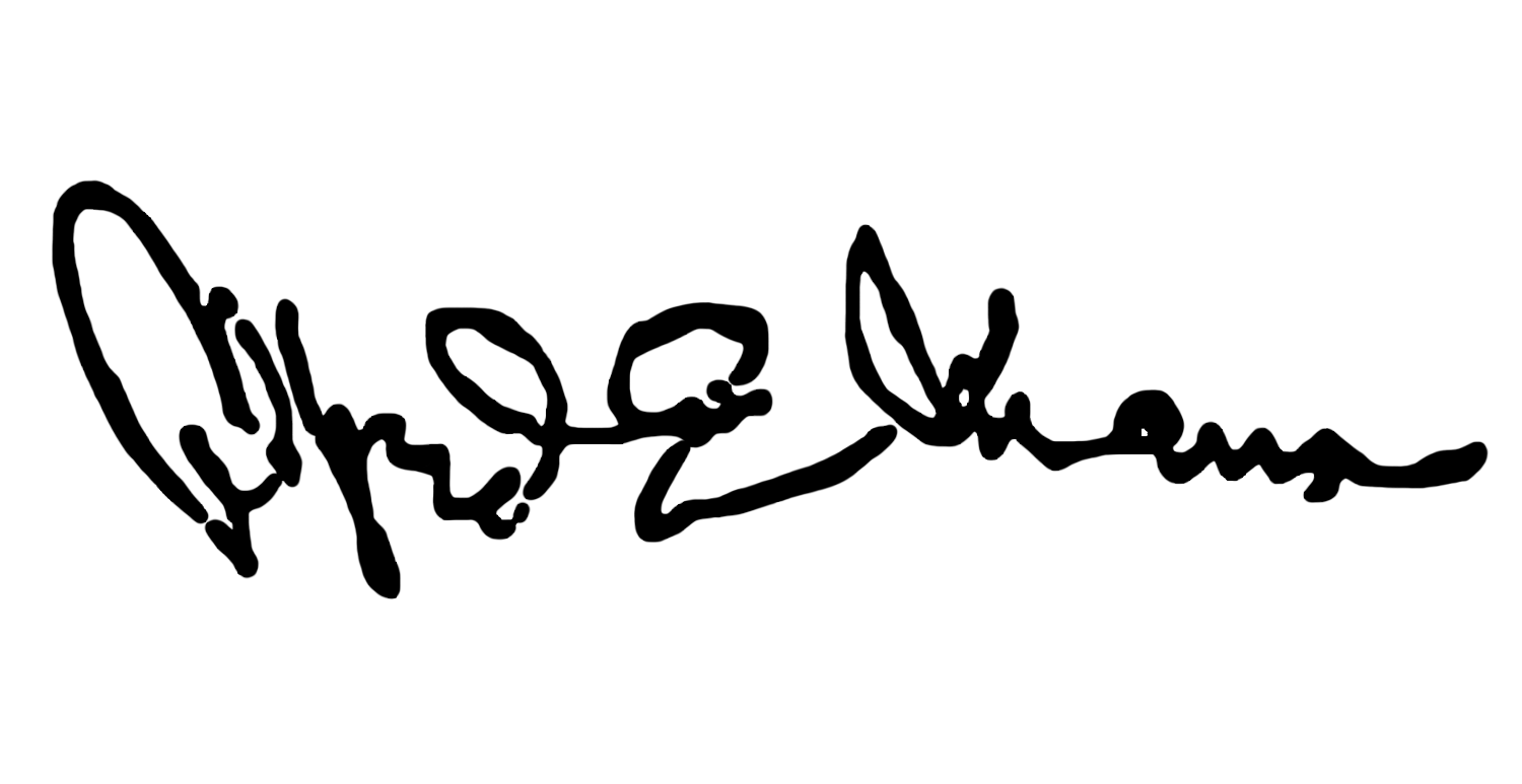 Alfred E. Mann signature