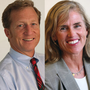 Tom Steyer and Kat Taylor