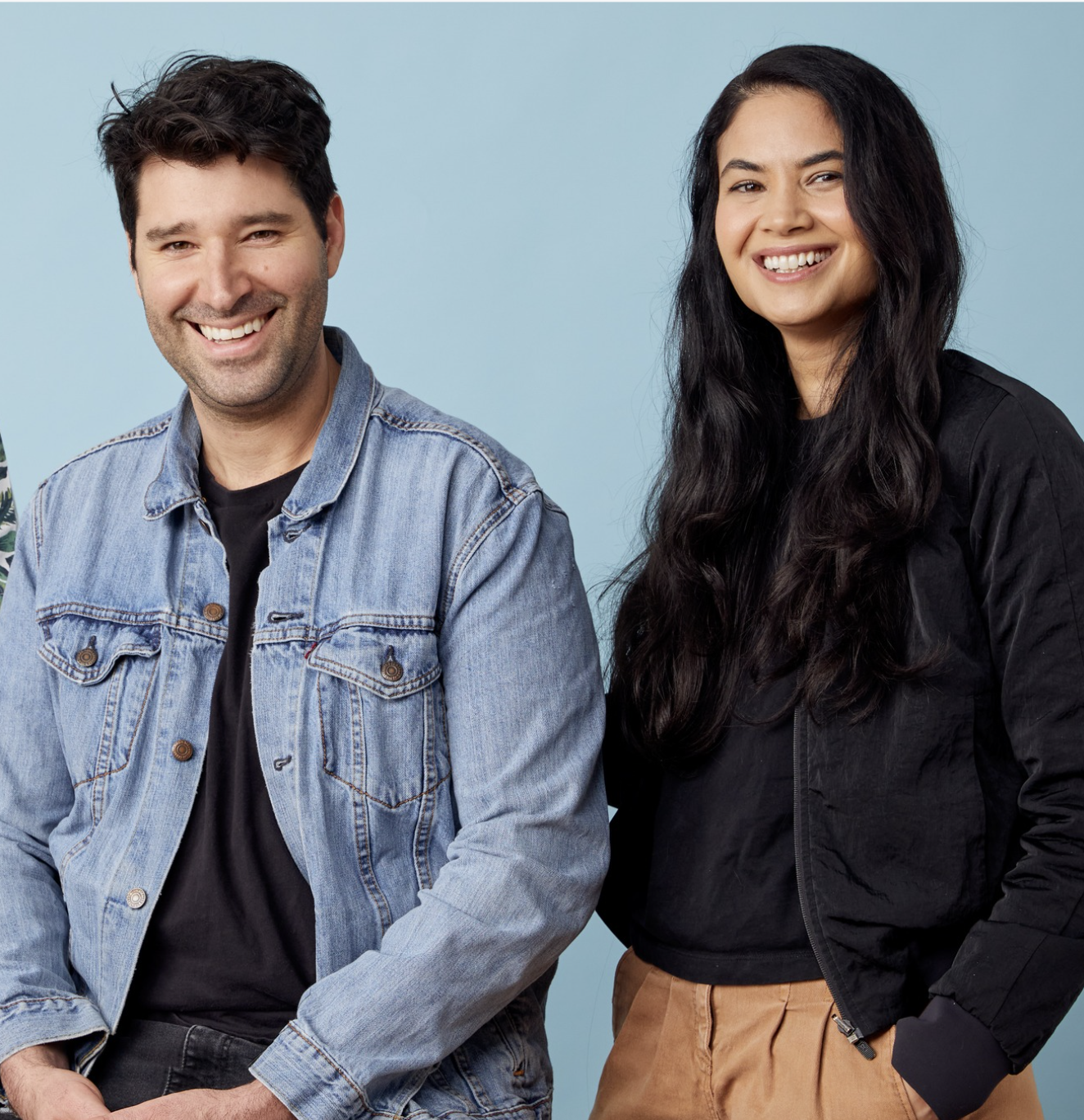 Melanie Perkins and Cliff Obrecht